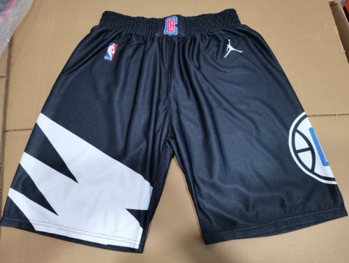 NBA Clippers 2022-23 Statement shorts noir imprimé